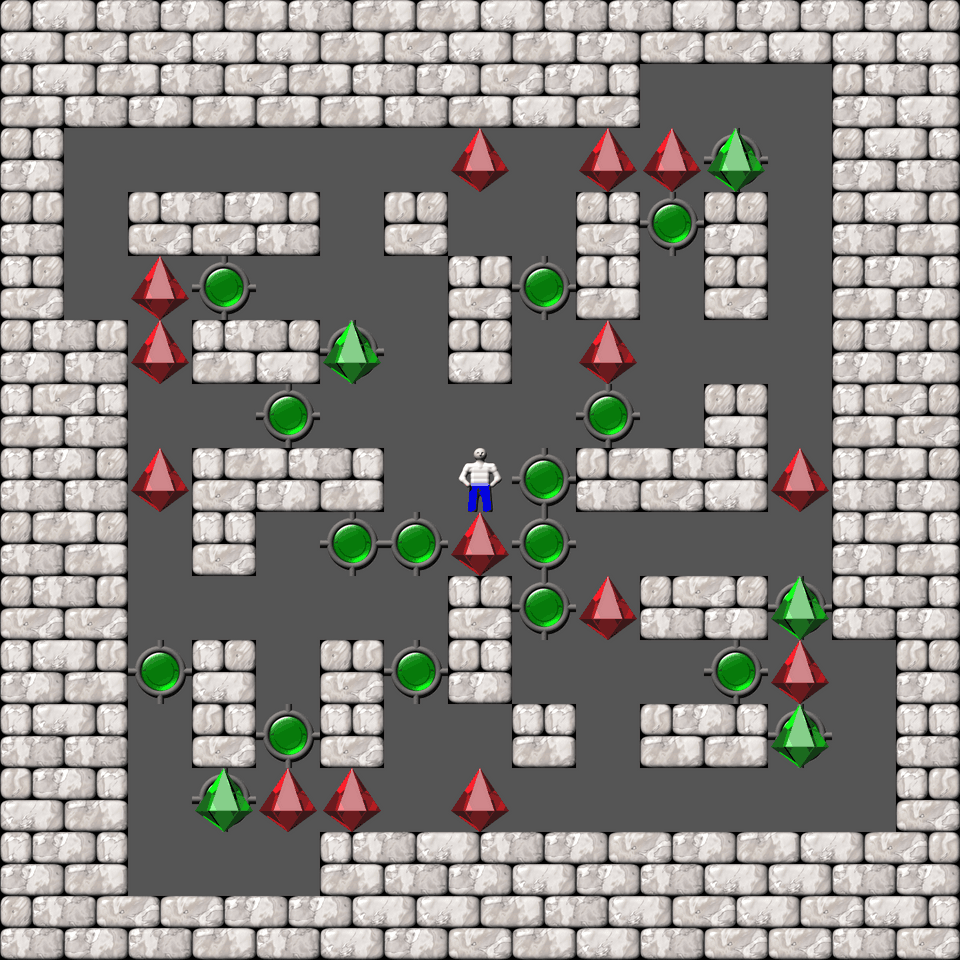 Sokoban Bugs550 collection level 53